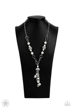 Load image into Gallery viewer, ivory-pearls-and-silver-chain-cluster-blockbu