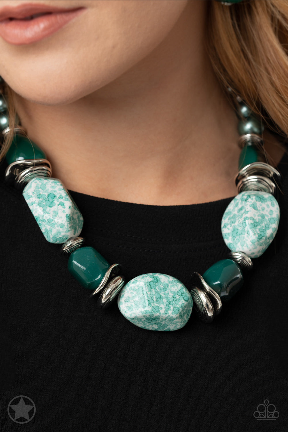 chunky-blue-glaze-blockbuster-necklace