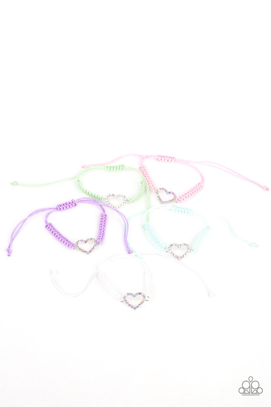 Starlet Shimmer Bracelet Kit - Rhinestone Hearts