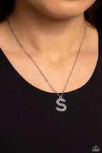 Load image into Gallery viewer, leave-your-initials-silver-s
