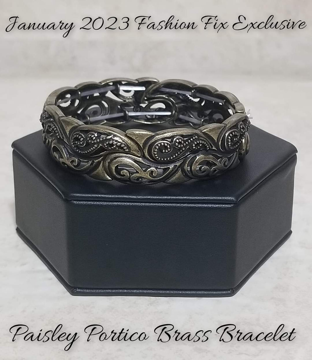 Paisley Portico - Brass
