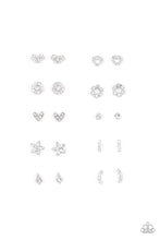 Load image into Gallery viewer, Starlet Shimmer Earring Kit - White Rhinestones
